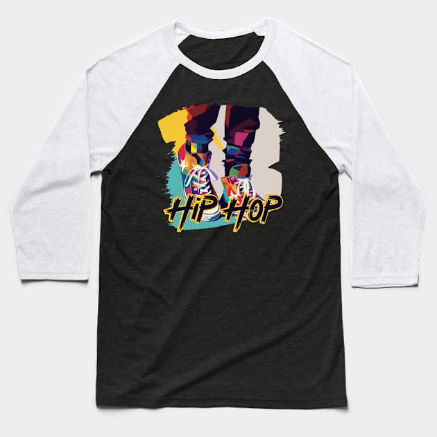 hip hop Baseball T-Shirt by Pixy Official